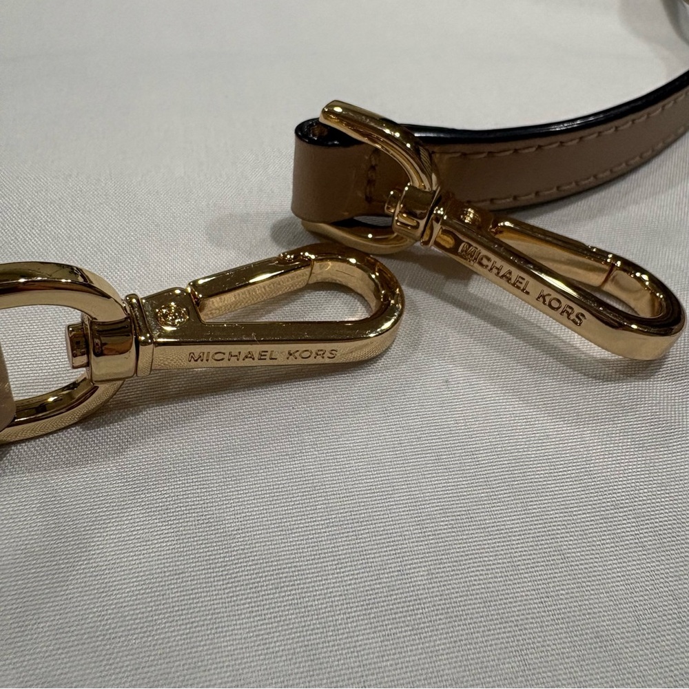 Michael Kors Blush Pink Adjustable Purse Strap Gold Hardware